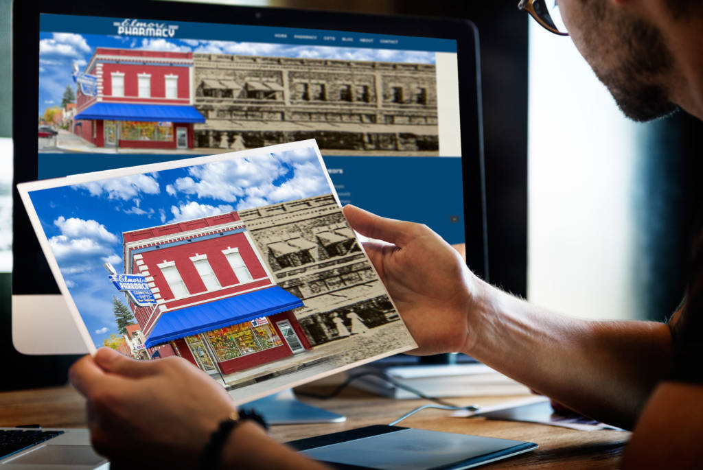 Elmore-Pharmacy-Website-Design-and-Storefront-Art Elmore-Pharmacy-Website-Design-and-Storefront-Art